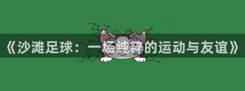 《沙滩足球：一场纯粹的运动与友谊》