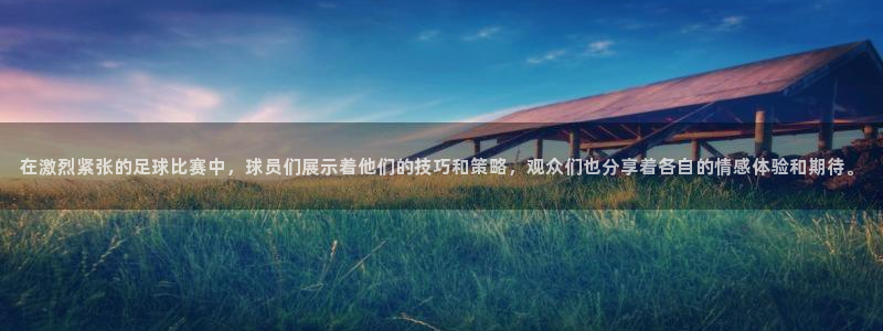  在激烈紧张的足球比赛中，球员们展示着他们的技巧和策略，观众们