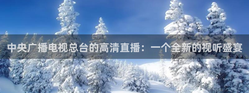 极速体育英超直播：中央广播电视总台的高清直播：一个全新的视听盛宴